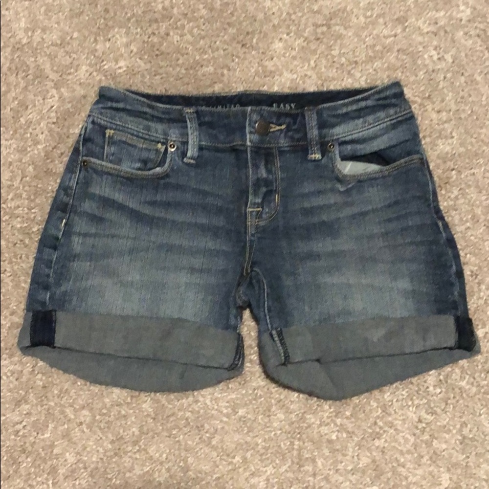 The Limited stretch denim shorts